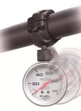 AutoMeter GAUGE MOUNT; ROLL POD FOR 1.5in. ROLL CAGE; FITS 2 5/8in. GAUGE; BLACK                                     - 48001 - Image 2