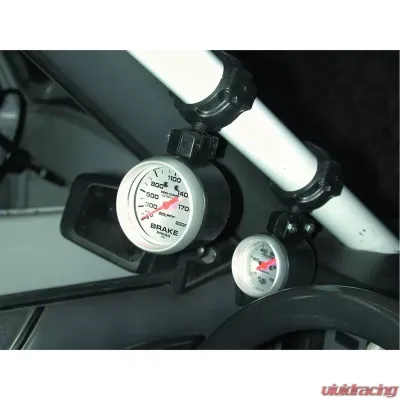 AutoMeter GAUGE MOUNT; ROLL POD FOR 1.625in. ROLL CAGE; FITS 2 1/16in. GAUGE; BLACK - 48003