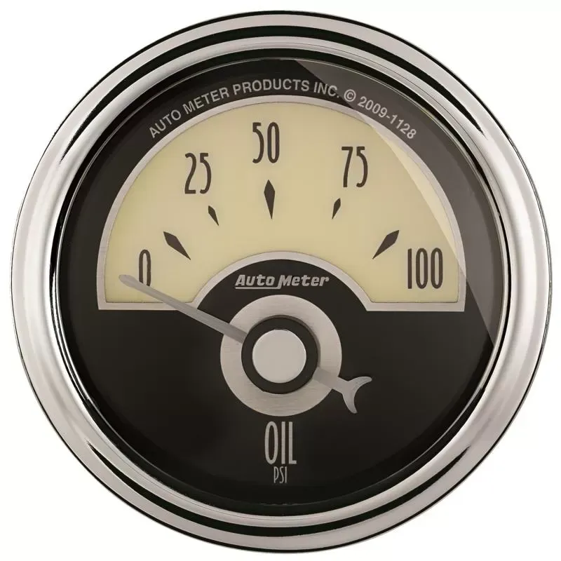 AutoMeter GAUGE; OIL PRESS; 2 1/16in.; 100PSI; ELEC; CRUISER AD - 1126