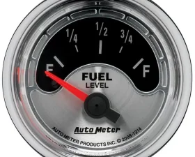 AutoMeter GAUGE; FUEL LEVEL; 2 1/16in.; 0OE TO 90OF; ELEC; AMERICAN MUSCLE