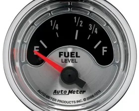 AutoMeter GAUGE; FUEL LEVEL; 2 1/16in.; 73OE TO 10OF; ELEC; AMERICAN MUSCLE