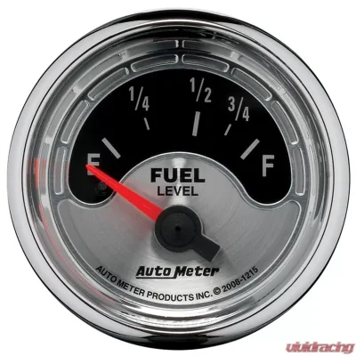 AutoMeter GAUGE; FUEL LEVEL; 2 1/16in.; 73OE TO 10OF; ELEC; AMERICAN MUSCLE - 1215