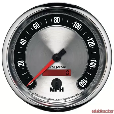 AutoMeter GAUGE; SPEEDOMETER; 5in.; 160MPH; ELEC. PROGRAMMABLE; AMERICAN MUSCLE - 1289