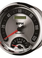AutoMeter GAUGE; TACH/SPEEDO; 5in.; 160MPH/8K RPM; ELEC. PROGRAM.; AMER. MUSCLE                                     - 1295 - Image 2