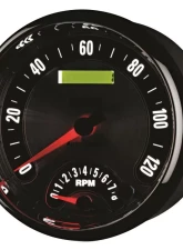 AutoMeter GAUGE; TACH/SPEEDO; 5in.; 160MPH/8K RPM; ELEC. PROGRAM.; AMER. MUSCLE                                     - 1295 - Image 3