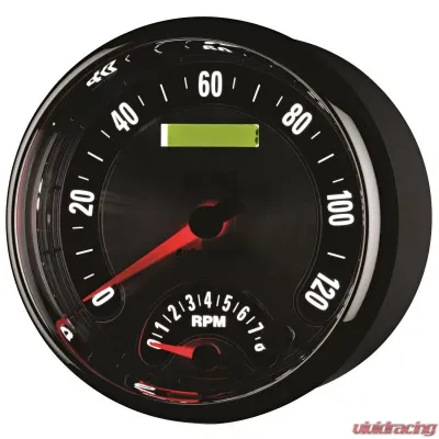 AutoMeter GAUGE; TACH/SPEEDO; 5in.; 160MPH/8K RPM; ELEC. PROGRAM.; AMER. MUSCLE - 1295