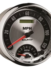 AutoMeter GAUGE; TACH/SPEEDO; 5in.; 160MPH/8K RPM; ELEC. PROGRAM.; AMER. MUSCLE                                     - 1295 - Image 5