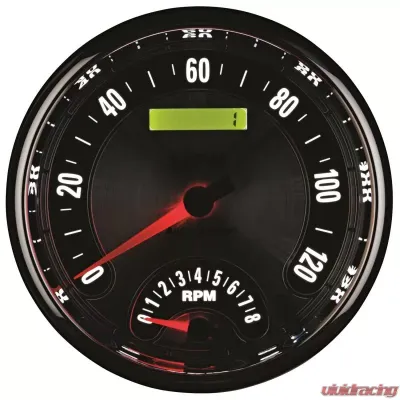 AutoMeter GAUGE; TACH/SPEEDO; 5in.; 160MPH/8K RPM; ELEC. PROGRAM.; AMER. MUSCLE - 1295