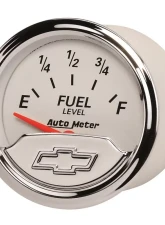 AutoMeter GAUGE; FUEL LEVEL; 2 1/16in.; 240OE TO 33OF; ELEC; CHEVROLET HERITAGE BOWTIE                                     - 1317-00408 - Image 2