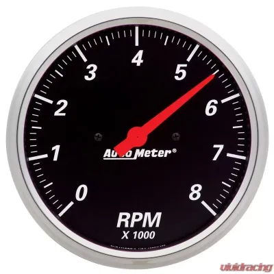 AutoMeter GAUGE; TACHOMETER; 5in.; 8K RPM; IN-DASH; DESIGNER BLACK - 1499