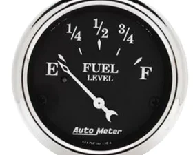 AutoMeter GAUGE; FUEL LEVEL; 2 1/16in.; 240OE TO 33OF; ELEC; OLD TYME BLACK