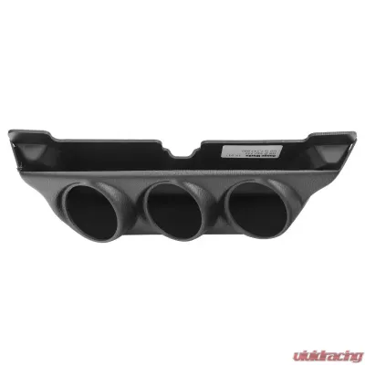 AutoMeter GAUGE MOUNT; OVERHEAD CONSOLE; TRIPLE; 2 1/16in.; RAM 03-08/SUPER DUTY 99-04 - 18017