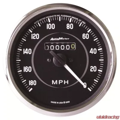 AutoMeter GAUGE; SPEEDOMETER; 4in.; 180MPH; MECHANICAL (REVERSE ROTATION); COBRA - 201005