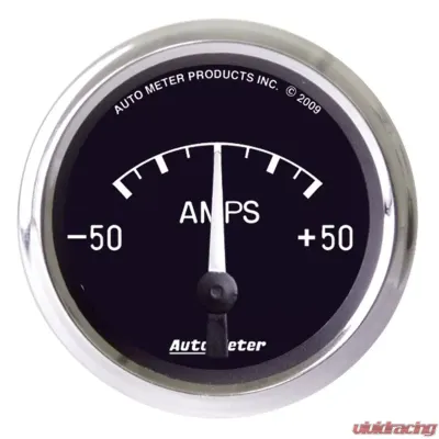 AutoMeter GAUGE; AMMETER; 2 1/16in.; 50A; ELECTRIC; COBRA - 201012