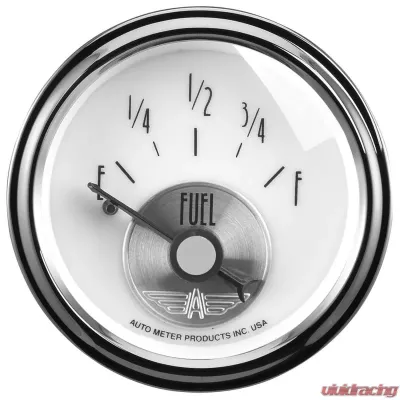 AutoMeter GAUGE; FUEL LEVEL; 2 1/16in.; 240OE-33OF; ELEC; PRESTIGE PEARL - 2018