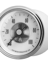 AutoMeter GAUGE; OIL PRESS; 2 1/16in.; 100PSI; MECH; PRESTIGE PEARL                                     - 2023 - Image 2