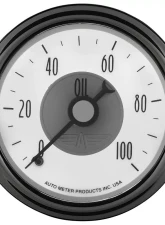 AutoMeter GAUGE; OIL PRESS; 2 1/16in.; 100PSI; MECH; PRESTIGE PEARL                                     - 2023 - Image 4