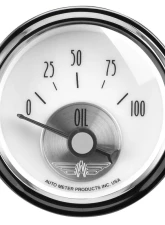 AutoMeter GAUGE; OIL PRESS; 2 1/16in.; 100PSI; ELEC; PRESTIGE PEARL                                     - 2026 - Image 5