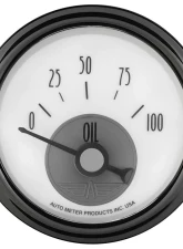 AutoMeter GAUGE; OIL PRESS; 2 1/16in.; 100PSI; ELEC; PRESTIGE PEARL                                     - 2026 - Image 4