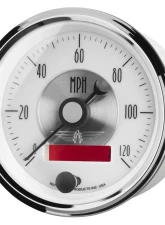 AutoMeter GAUGE; SPEEDO; 3 3/8in.; 120MPH; ELEC. PROGRAM W/LCD ODO; PRESTIGE PEARL                                     - 2084 - Image 2
