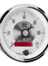 AutoMeter GAUGE; SPEEDO; 3 3/8in.; 120MPH; ELEC. PROGRAM W/LCD ODO; PRESTIGE PEARL                                     - 2084 - Image 5