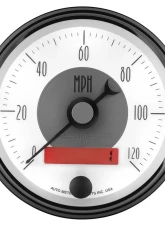 AutoMeter GAUGE; SPEEDO; 3 3/8in.; 120MPH; ELEC. PROGRAM W/LCD ODO; PRESTIGE PEARL                                     - 2084 - Image 4