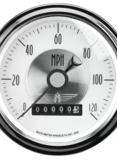 AutoMeter GAUGE; SPEEDO; 3 3/8in.; 120MPH; ELEC. PROGRAM W/WHEEL ODO; PRESTIGE PEARL                                     - 2085 - Image 6