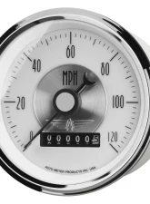 AutoMeter GAUGE; SPEEDO; 3 3/8in.; 120MPH; ELEC. PROGRAM W/WHEEL ODO; PRESTIGE PEARL                                     - 2085 - Image 2