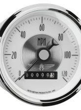 AutoMeter GAUGE; SPEEDO; 3 3/8in.; 120MPH; ELEC. PROGRAM W/WHEEL ODO; PRESTIGE PEARL                                     - 2085 - Image 5