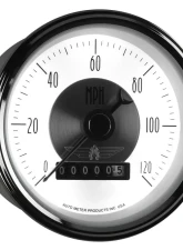 AutoMeter GAUGE; SPEEDO; 3 3/8in.; 120MPH; ELEC. PROGRAM W/WHEEL ODO; PRESTIGE PEARL                                     - 2085 - Image 6