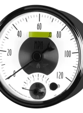 AutoMeter GAUGE; TACH/SPEEDO; 5in.; 120MPH/8K RPM; ELEC. PROGRAM.; PRESTIGE PEARL                                     - 2095 - Image 3