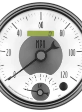 AutoMeter GAUGE; TACH/SPEEDO; 5in.; 120MPH/8K RPM; ELEC. PROGRAM.; PRESTIGE PEARL                                     - 2095 - Image 4