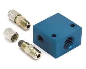 AutoMeter FITTING; ADAPTER; TRANSMISSION LINE; 5/16in. OD TUBING; 1/2in. NPTF