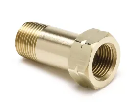 AutoMeter FITTING; ADAPTER; 3/8in. NPT MALE; EXTENSION; BRASS; FOR AUTO GAGE MECH. TEMP.