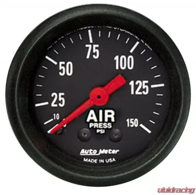 AutoMeter GAUGE; AIR PRESS; 2 1/16in.; 150PSI; MECHANICAL; Z-SERIES - 2620