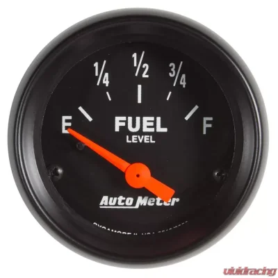 AutoMeter GAUGE; FUEL LEVEL; 2 1/16in.; 73OE TO 10OF(AFTERMARKET LINEAR); ELEC; Z-SERIES - 2652