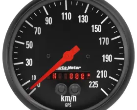 AutoMeter GAUGE; SPEEDOMETER; 5in.; 225KM/H; GPS; Z-SERIES
