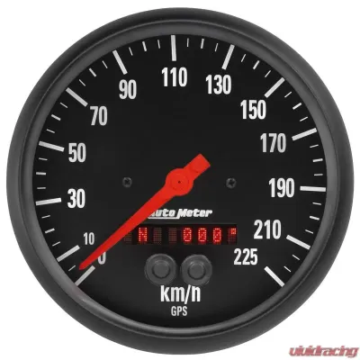 AutoMeter GAUGE; SPEEDOMETER; 5in.; 225KM/H; GPS; Z-SERIES - 2684-M