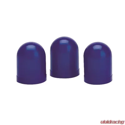 AutoMeter LIGHT BULB BOOTS; BLUE; QTY. 3 - 3207