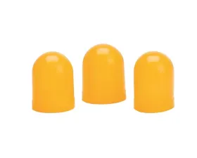 AutoMeter LIGHT BULB BOOTS; YELLOW; QTY. 3