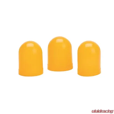AutoMeter LIGHT BULB BOOTS; YELLOW; QTY. 3 - 3208