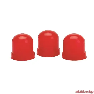 AutoMeter LIGHT BULB BOOTS; RED; QTY. 3 - 3214