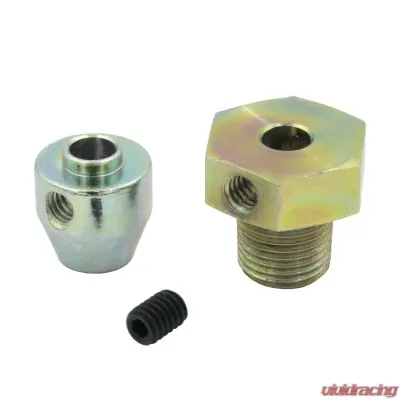 AutoMeter FITTING KIT; THERMOCOUPLE; 1/8NPT MALE W/SET SCREW/BAND CLAMP; STEEL - 3256