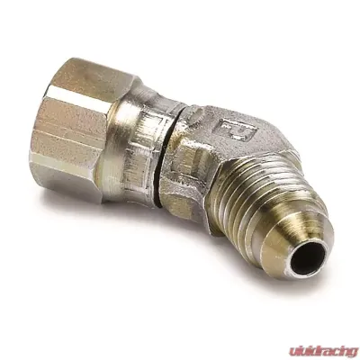 AutoMeter FITTING; ADAPTER; 45deg.;-4AN FEMALE TO-4AN MALE; STEEL - 3273