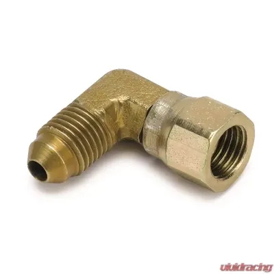 AutoMeter FITTING; ADAPTER; 90deg.;-4AN FEMALE TO-4AN MALE; STEEL - 3274