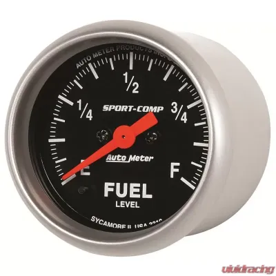 AutoMeter GAUGE; FUEL LEVEL; 2 1/16in.; 0-280O PROGRAMMABLE; SPORT-COMP - 3310