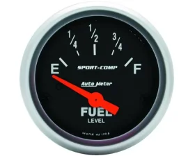 AutoMeter GAUGE; FUEL LEVEL; 2 1/16in.; 240OE TO 33OF; ELEC; SPORT-COMP