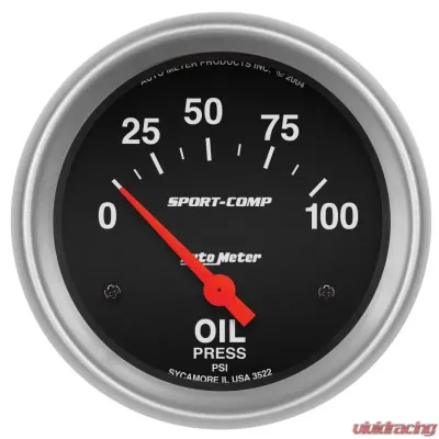 AutoMeter GAUGE KIT; 6 PC; CHEVY TRUCK 67-72; TACH/MPH/FUEL/OILP/WTMP/VOLT; SPORT-COMP Chevrolet 1967-1972 - 7045-SC