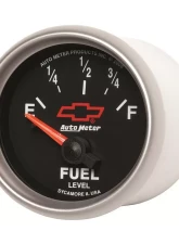 AutoMeter GAUGE; FUEL LEVEL; 2 1/16in.; 0OE TO 90OF; ELEC; CHEVY RED BOWTIE; BLACK                                     - 3613-00406 - Image 4