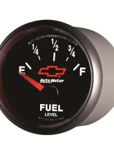 AutoMeter GAUGE; FUEL LEVEL; 2 1/16in.; 0OE TO 90OF; ELEC; CHEVY RED BOWTIE; BLACK                                     - 3613-00406 - Image 5